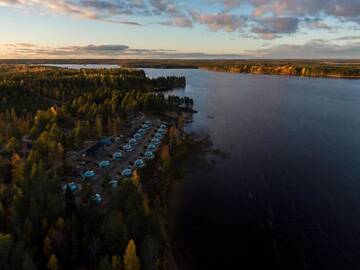 Фото номера Двухместный номер с 2 отдельными кроватями Кемпинги Ranuanjärvi Camping г. Рануа 9