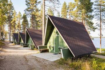 Фото номера Двухместный номер с 2 отдельными кроватями Кемпинги Ranuanjärvi Camping г. Рануа 3